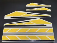 ストロボステッカー　6枚セット　汎用タイプ　黄黒