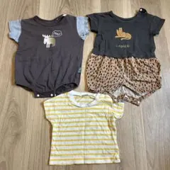 ロンパース シャツ 3点セット 70cm