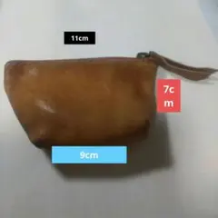 レザー コインケース 小銭入れ ブラウン