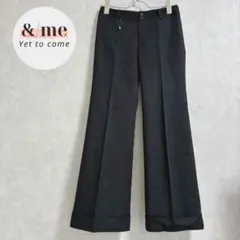 エムケークランプリュス　セミフレアパンツ　裾ダブル　センタープレス　日本製