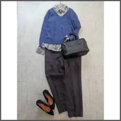 ☆*☆様 秋冬 オフィスカジュアル セットアップ 2点セットコーデ売り ウールパ