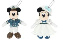 ディズニー ミッキー ミニー ぬいぐるみバッジ セット 25周年 ジュビリー