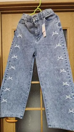 MAJESTIC LEGON リボン刺繍デニムパンツのサムネイル