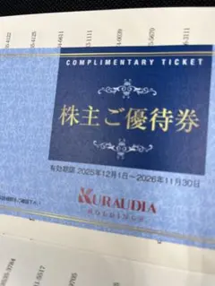 KURAUDIA HOLDINGS 株主ご優待券