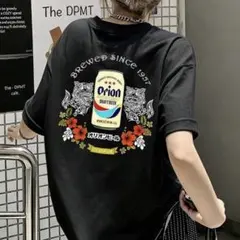 Orion オリオンビール 半袖Tシャツ ブラック