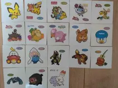 ポケットモンスター デコキャラシール・18枚セット