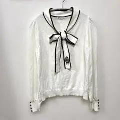 お値下げ中！axes femme ボウタイリボンニット　フリーサイズ　新品タグ付