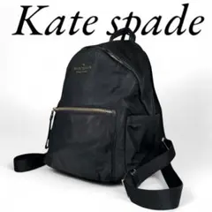 ケイトスペード リュック バックパック チェルシー ナイロン ブラック
