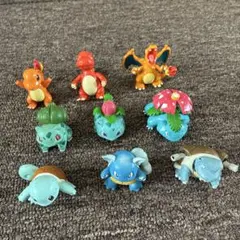 メ*ち様 ポケモン フィギュア　モンコレ　初代御三家セット