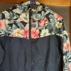 J1300 FieldCore フローラル柄 ウィンドブレーカーレディース M