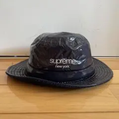 SUPREME ブラック バケットハット - メルカリ