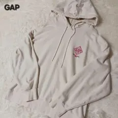 美品★GAP ギャップ プルオーバーパーカー レディース オフホワイト XL