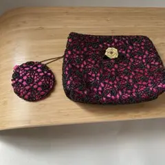 ANNA SUI アナスイ ミラー付きレースポーチ