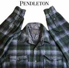 70s PENDLETON タータンチェック ボードシャツUSA製　ヴィンテージ
