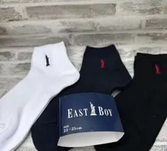 新品❗️イーストボーイ自由の女神 ソックス3足　EAST BOY