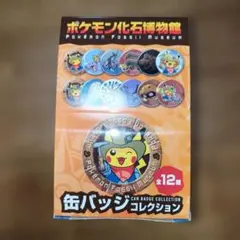 ポケモン 化石博物館限定 缶バッジコレクション 発掘ピカチュウ