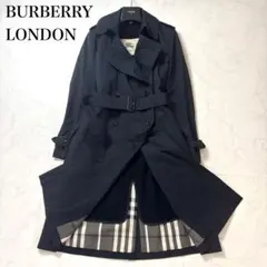 未使用級 現行 バーバリーロンドン ホースフェリー 711 長袖ワンピース