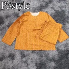 P3style 新品タグ付 キッズルームウエア 鳥柄 インド製 オレンジ 130