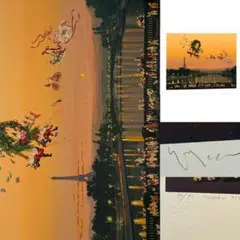 ヒロ・ヤマガタ「霧のゴールデンゲートブリッジ」額装 装飾画 風景画