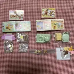 シルバニア森のかわいいケーキ屋さん、￼森のにぎやかパン屋さん４点