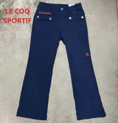 le coq sportifゴルフレディースパンツ9号 S相当　ネイビー