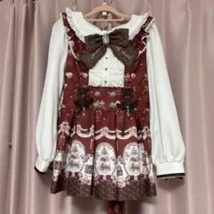 わ*す様 リズリサ LIZLISA 木苺柄セットアップ 長袖 トップスのみ