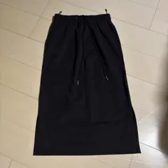 ジャージ素材　サイドスリット入りスカートのサムネイル