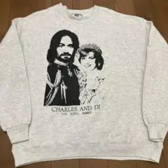 90sチャールズマンソンビンテージスウェット バンドTシャツのサムネイル