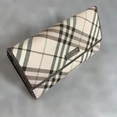 BURBERRY BLUE LABEL ノバチェック柄 長財布　バーバリー