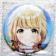 学園アイドルマスター 藤田ことね 1st Single 世界一可愛い私　缶バッジ