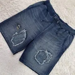 Us 三軒茶屋 Fake Vintage Denim Easy Shorts - メルカリ