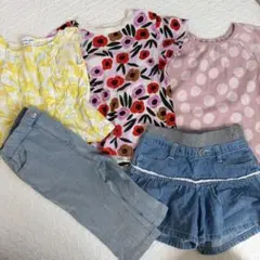 Tシャツ　夏服　ショートパンツ　セット　女の子　まとめ売り
