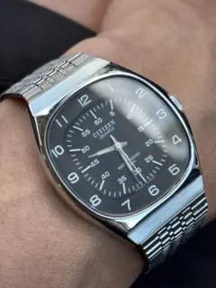 ✴︎美品希少 1979 CITIZEN CQ QUARTZ 黒文字盤 - メルカリ