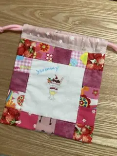 巾着 パッチワーク