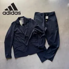 新品 Ｍサイズ アディダス 上下セットアップ テーラードジャケット チノパンツ