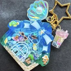 No.478 水族館 シャカシャカキーホルダー シェイカー レジン - メルカリ