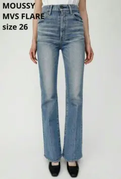 MOUSSY MVS FLARE マウジー エムブイエス フレアデニム 26
