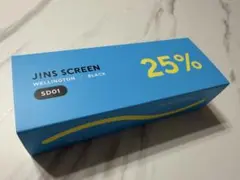 JINS 黒縁メガネ ウェリントン型（未使用新品）ブルーライトカット 25%