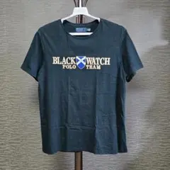 【超美品】ポロ ラルフローレン Tシャツ ブラックウォッチ チームロゴ 紺 XLのサムネイル