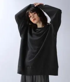 ジーナシス　サスティナブルヴィンテージウラケBIGプルオーバー