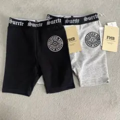 値下げ中‼️ FMB バースデイ　サイクリングパンツ　80 ブラック グレー