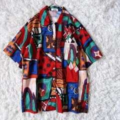 古着 半袖シャツ ユニセックス オーバーサイズ