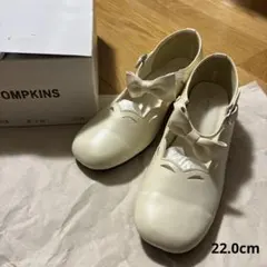 POMPKINS アイボリー フォーマルシューズ 22.0cm
