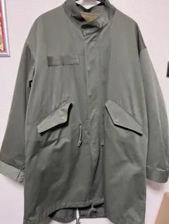 アダムエロペ　モッズコート　ライナー付き　カーキ　Ｍサイズ