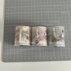 モフサンド　YOJOテープ（おはな　すいーつ　きぐるみ柄）3セット