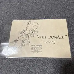 ディズニー　ドナルド　ポストカード