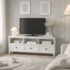 IKEA・早い者勝ち】HAUGA ハウガ テレビ台 ホワイト最安値 直接取引