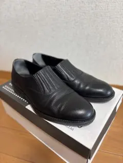 黒レザー スリッポンビジネスシューズのサムネイル