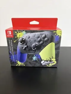 純正 Nintendo Switch Proコントローラー スプラ3 プロコン