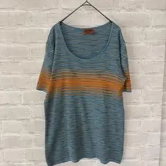 MISSONI イタリア製 ボーダートップス 綿100%のサムネイル